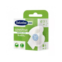Esparadrapo Hipoalergico Salvelox Med Fix Tape Wide 1 Ud. 5 M X 2,5 Cm